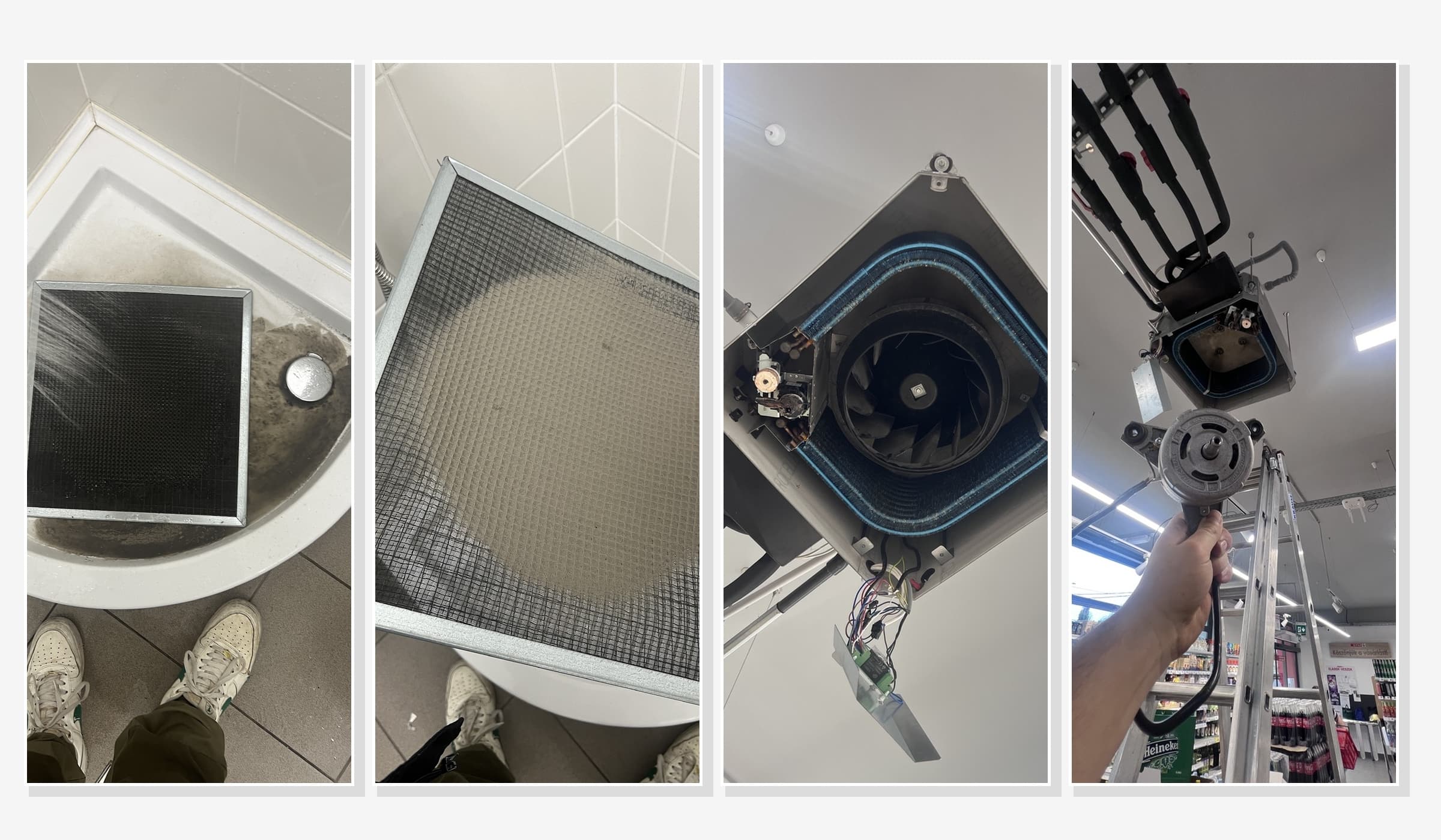 Ventilátormotor csere és karbantartás